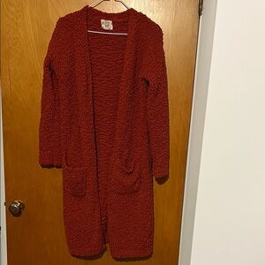 Hippie Rose Textured Cardigan Duster Sweater